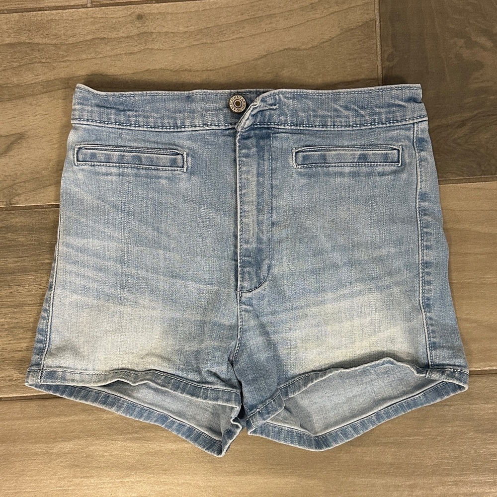 Abercrombie & Fitch Light Blue Jean Shorts